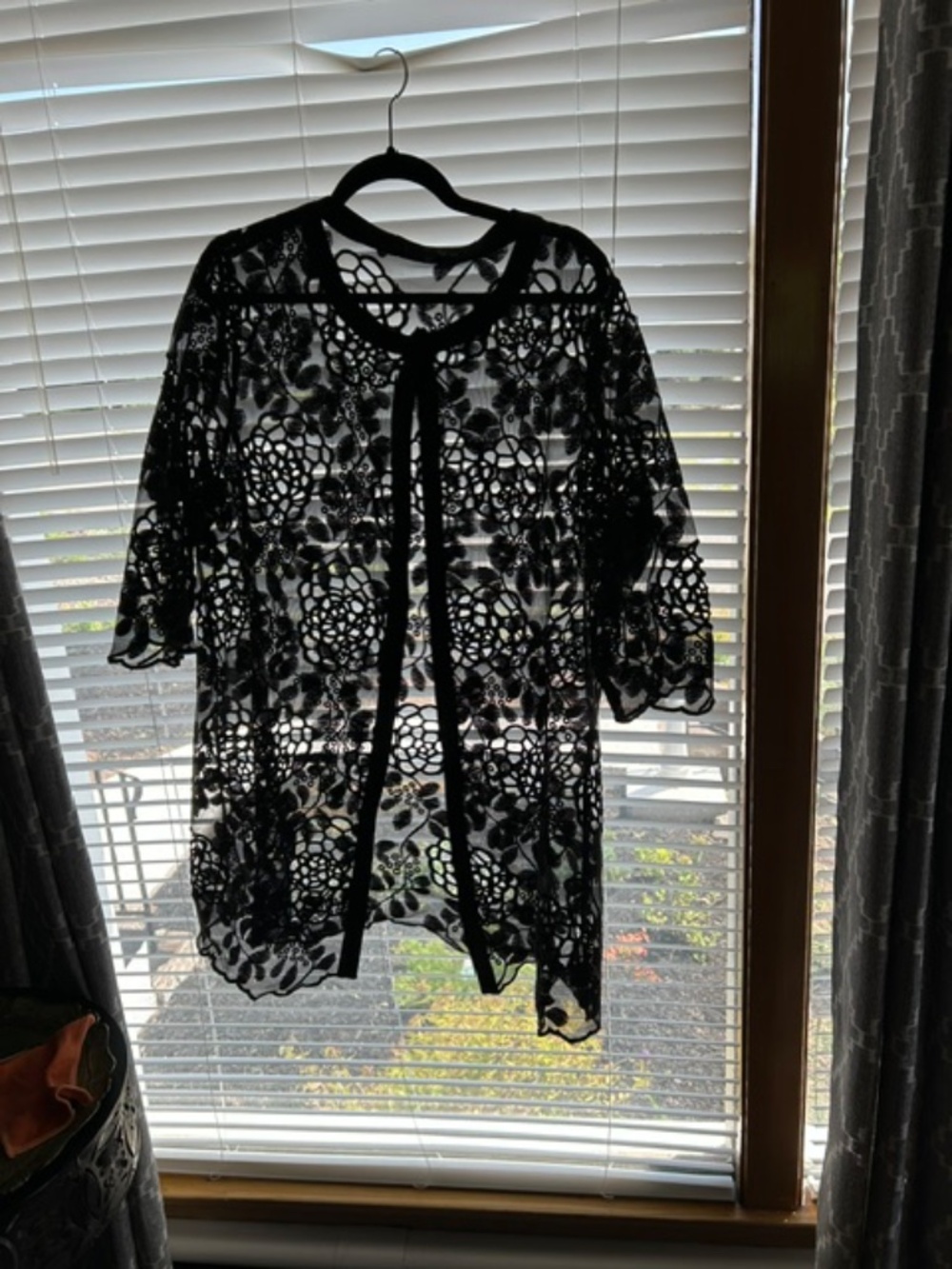 NESS Sheer Topper with Appliqué (1X) - Picture 3 of 5